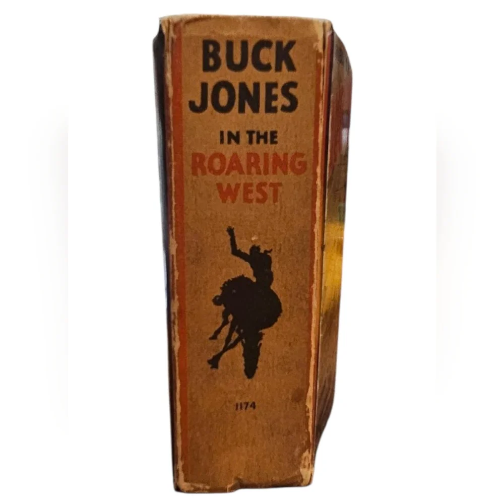Very Vintage -1935 Universal Buck Jones Roaring West Little Adventure Book - Picture 2 of 12